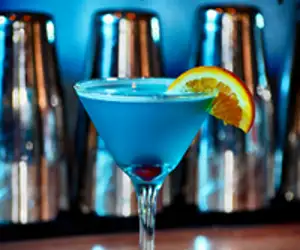 blue cocktail