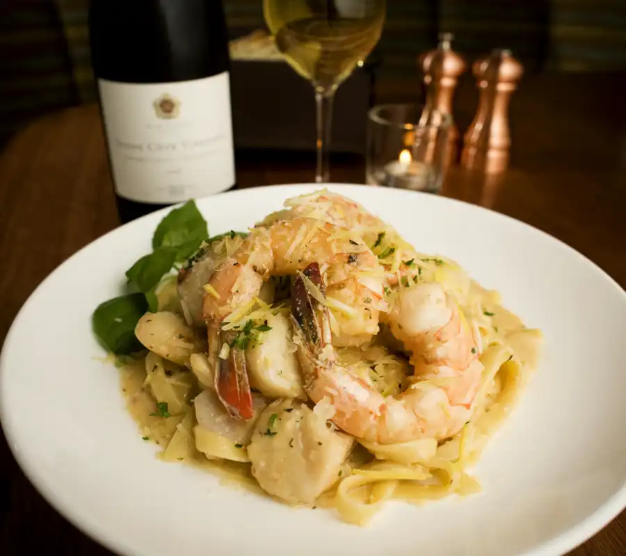 shrimp and scallop entree